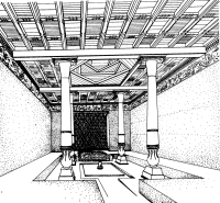 Объект I. Интерьер парадного зала. (реконструкция арх. Н. Смолина).